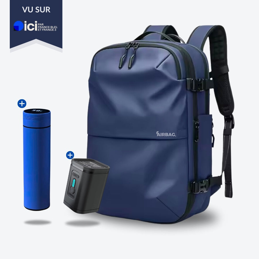 Fitpack Airbag Travel Pack – Navy Edition