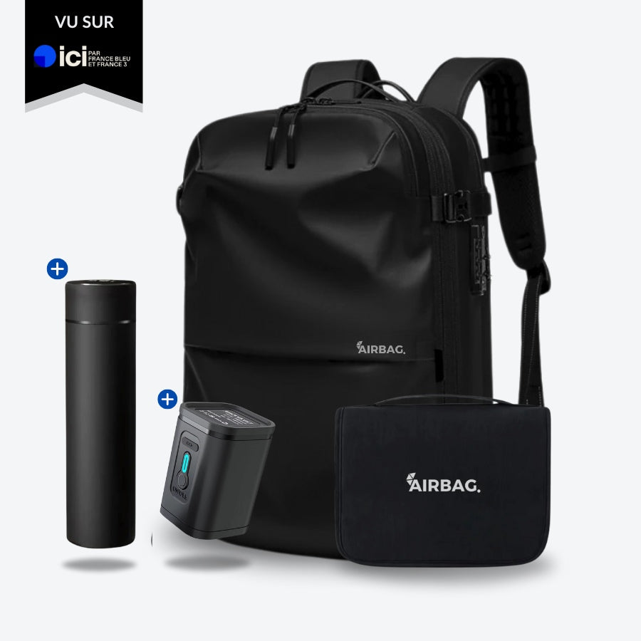Fitpack Airbag Travel Pack – Matte Black