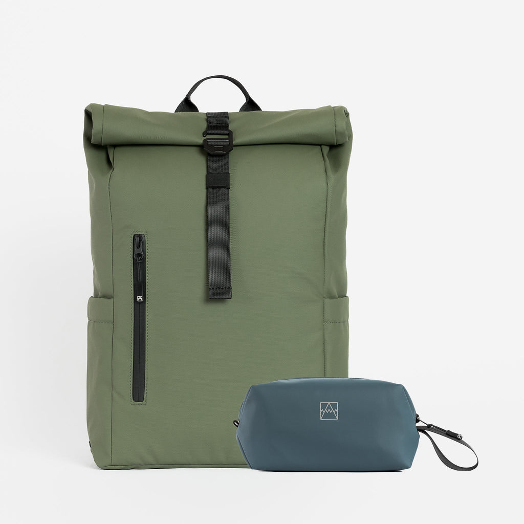 The Roll Top 15L + Wash Bag