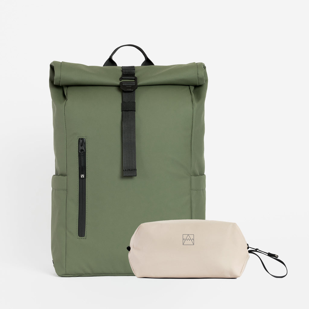 The Roll Top 15L + Wash Bag
