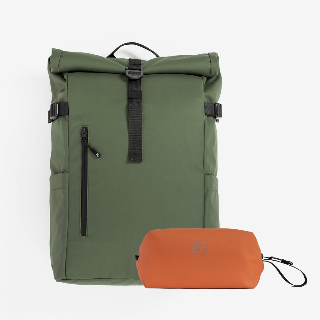 The Roll Top 20L + Wash Bag