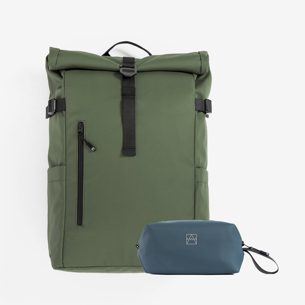 The Roll Top 20L + Wash Bag