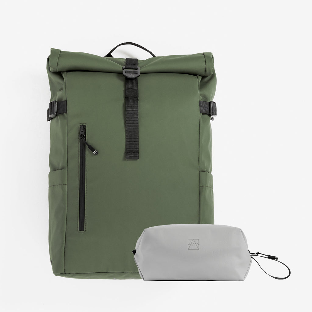 The Roll Top 20L + Wash Bag