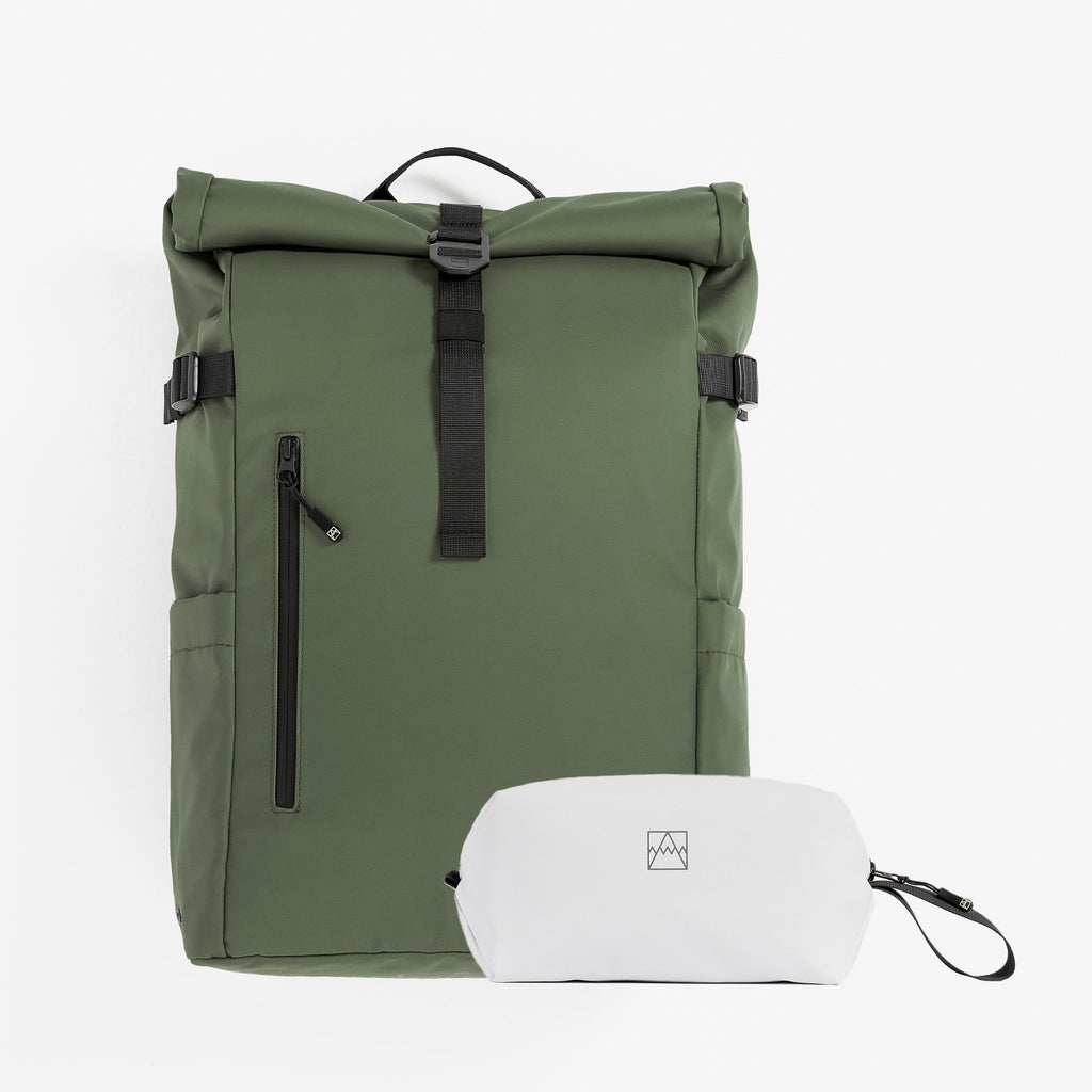 The Roll Top 20L + Wash Bag