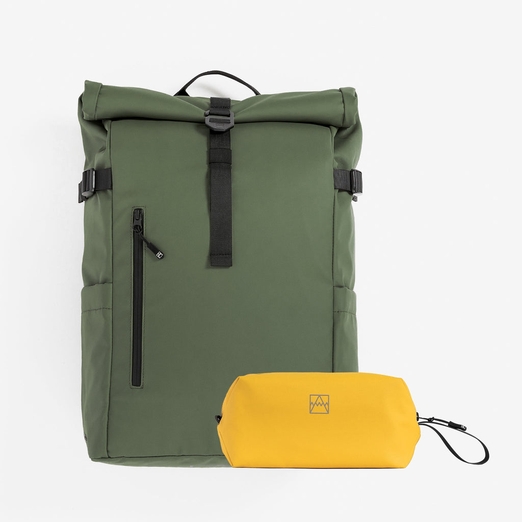 The Roll Top 20L + Wash Bag